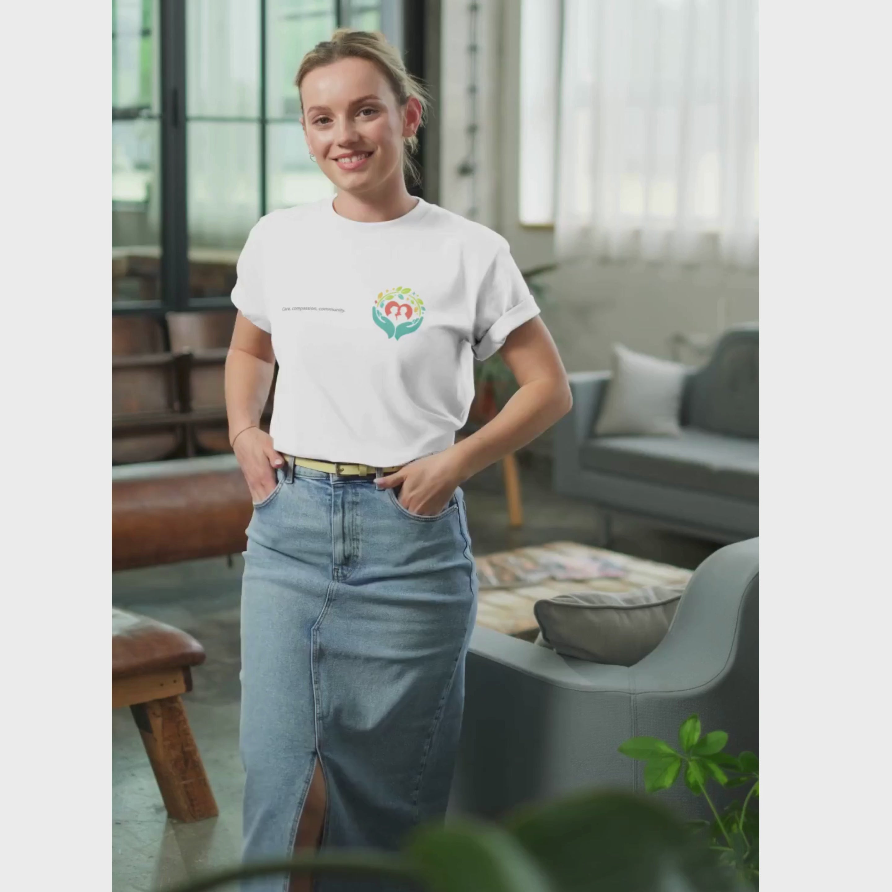 Custom for Senior Center Crew Shirt | Assisted Living Staff T-Shirt | Personalized Caregiver Uniform | Nursing Home Team Shirt