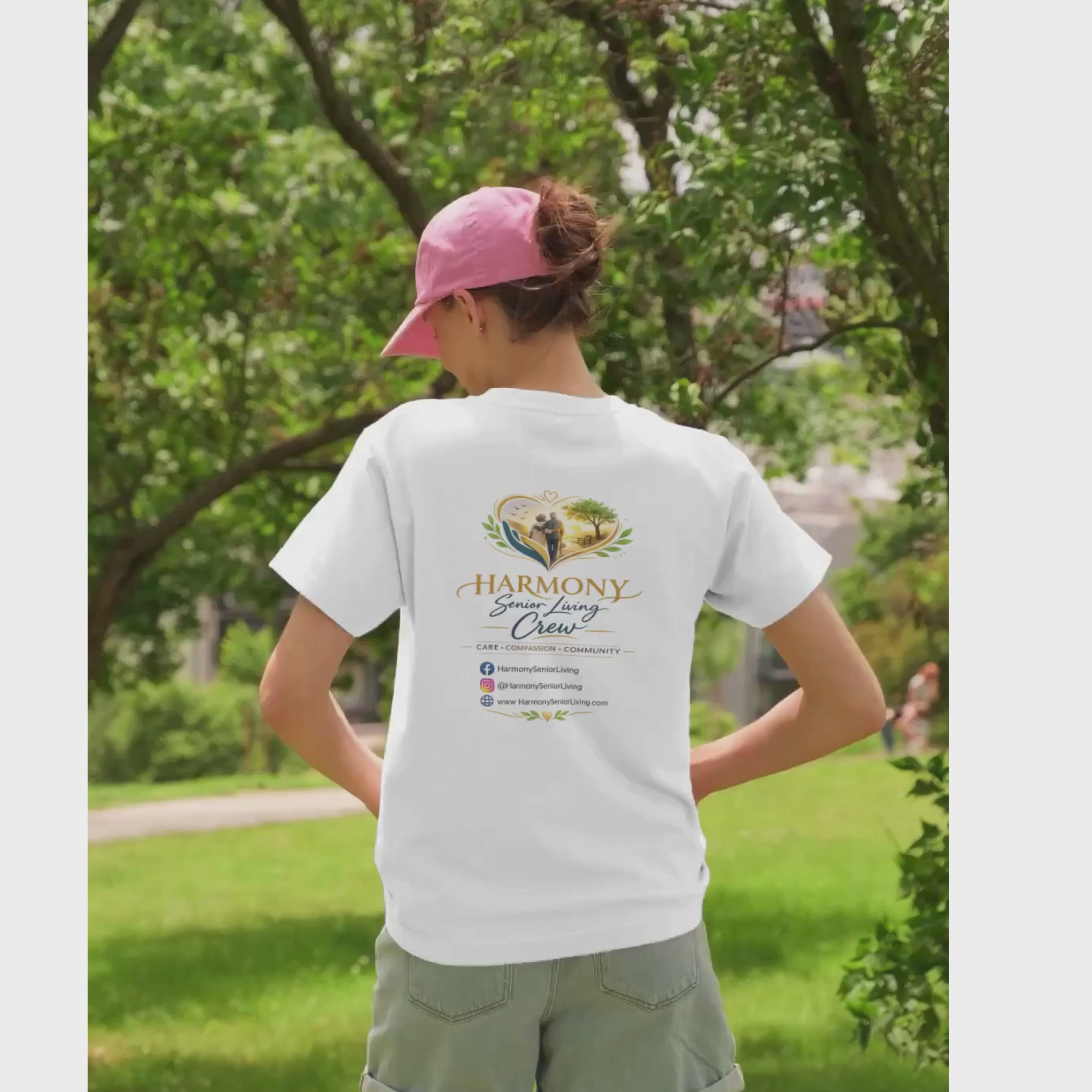 Custom for Senior Center Crew Shirt | Assisted Living Staff T-Shirt | Personalized Caregiver Uniform | Nursing Home Team Shirt